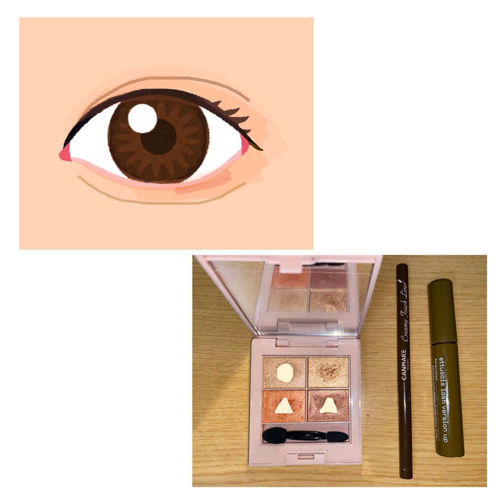 イロアソビ 4色アイパレット/iroasobi/アイシャドウパレットを使ったクチコミ（1枚目）