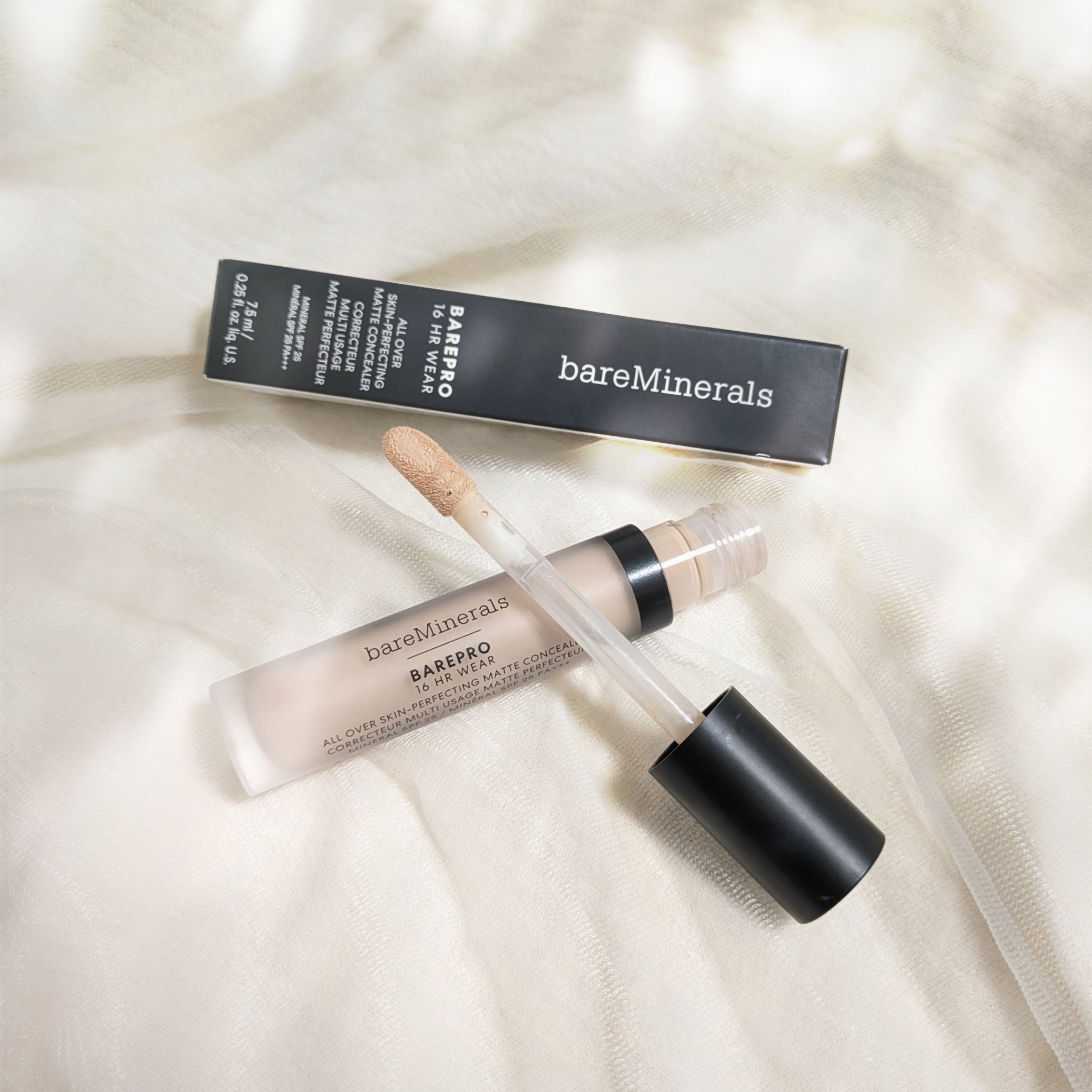 ベアプロ 16HR オールオーバー コンシーラー SPF25（PA+++） フェア 100 クール/bareMinerals/リキッドコンシーラーを使ったクチコミ（1枚目）