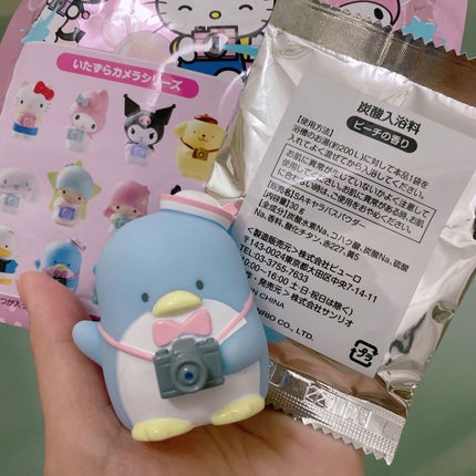 入浴料付きマスコット水でっぽう/サンリオ/炭酸系入浴剤を使ったクチコミ(2枚目)