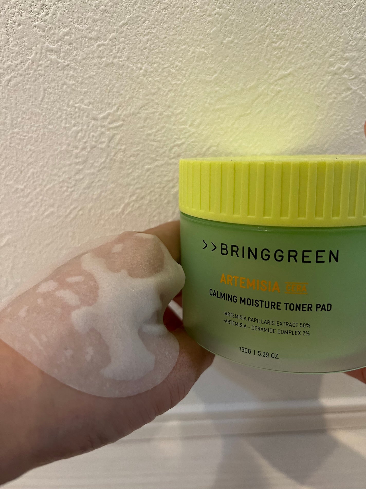 ヨモギセラカーミングモイスチャートナーパッド/BRING GREEN/トナーパッドを使ったクチコミ(1枚目)