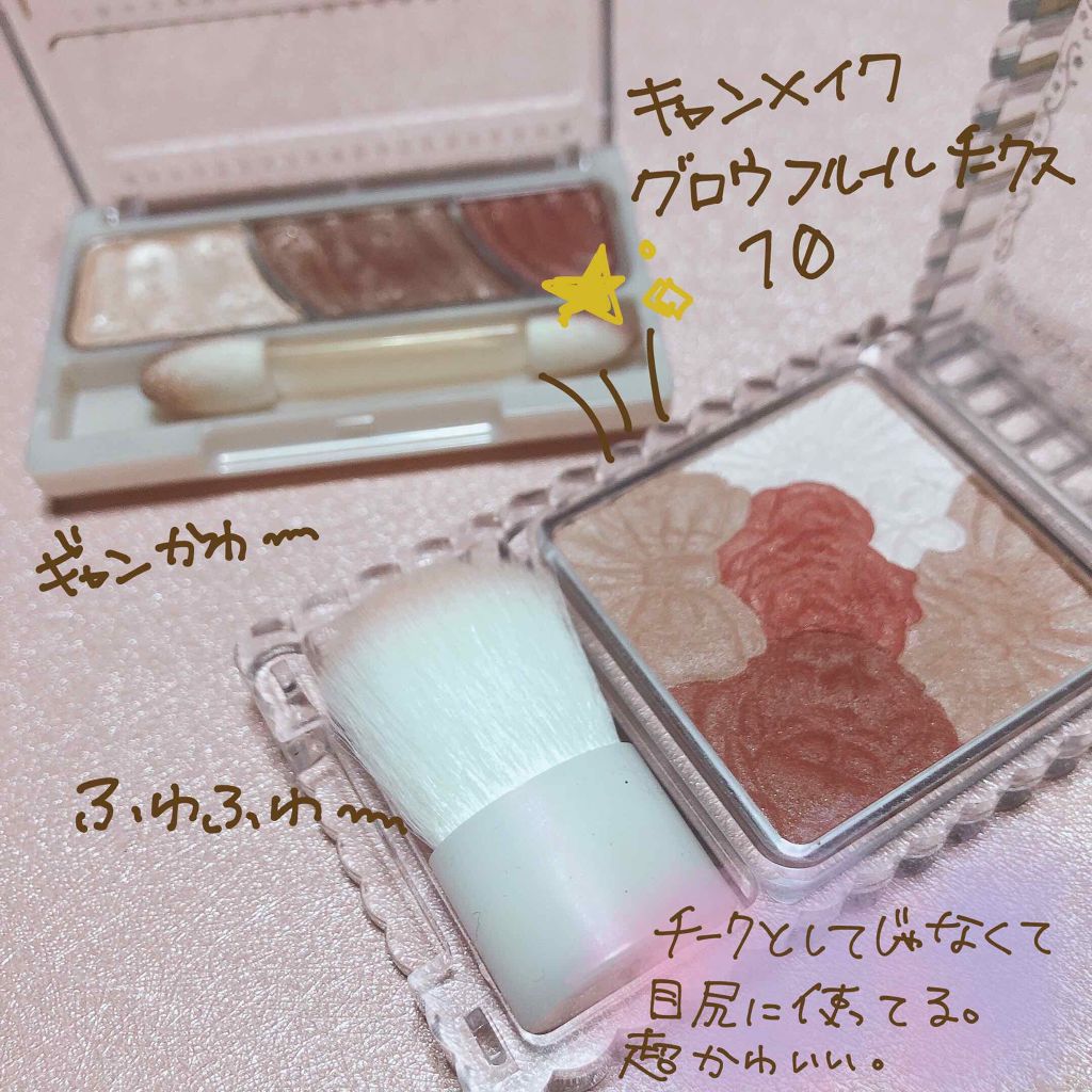 グロウフルールチークス/キャンメイク/パウダーチークを使ったクチコミ(2枚目)