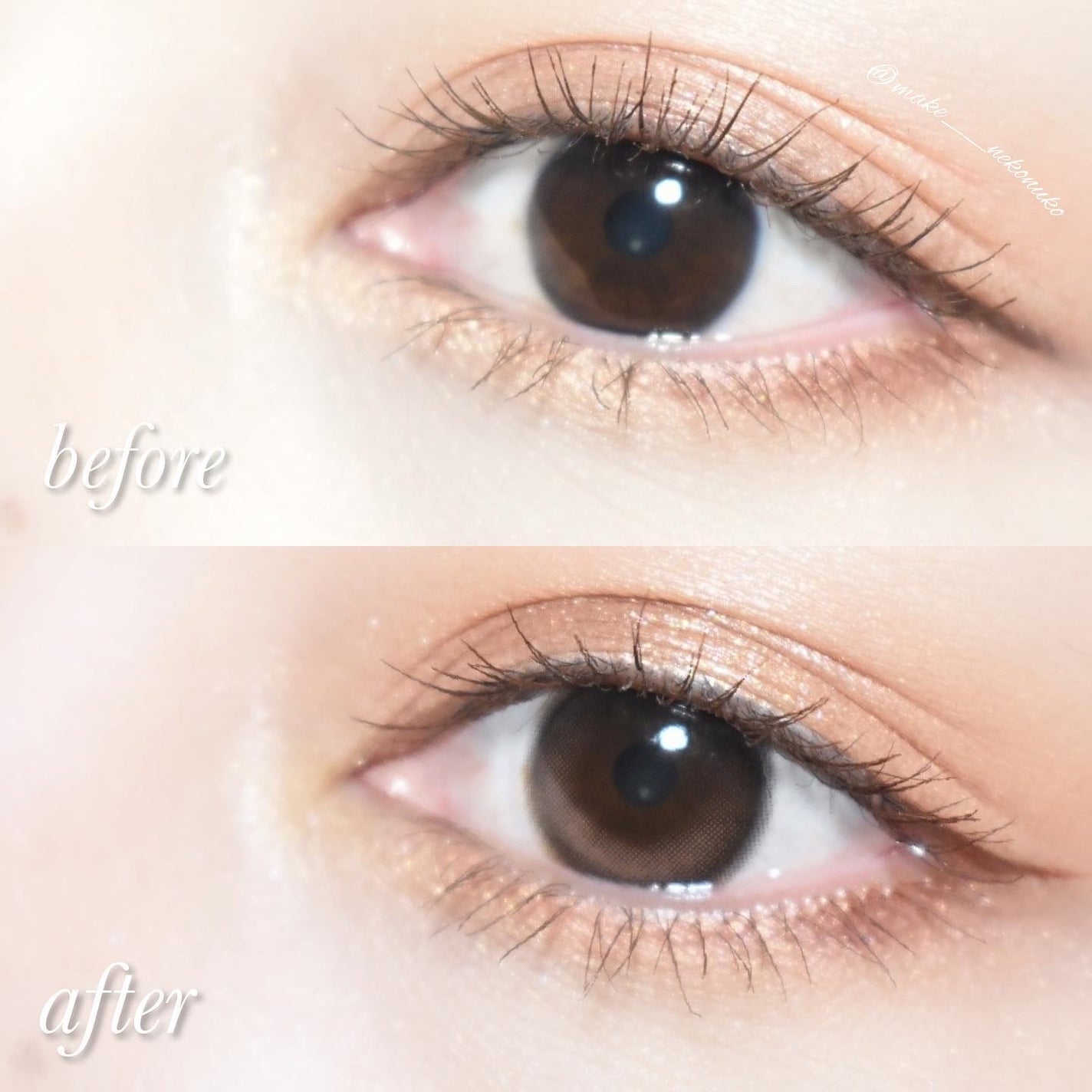 Glowy Natural 1Day/OLENS/カラーコンタクトレンズを使ったクチコミ(4枚目)