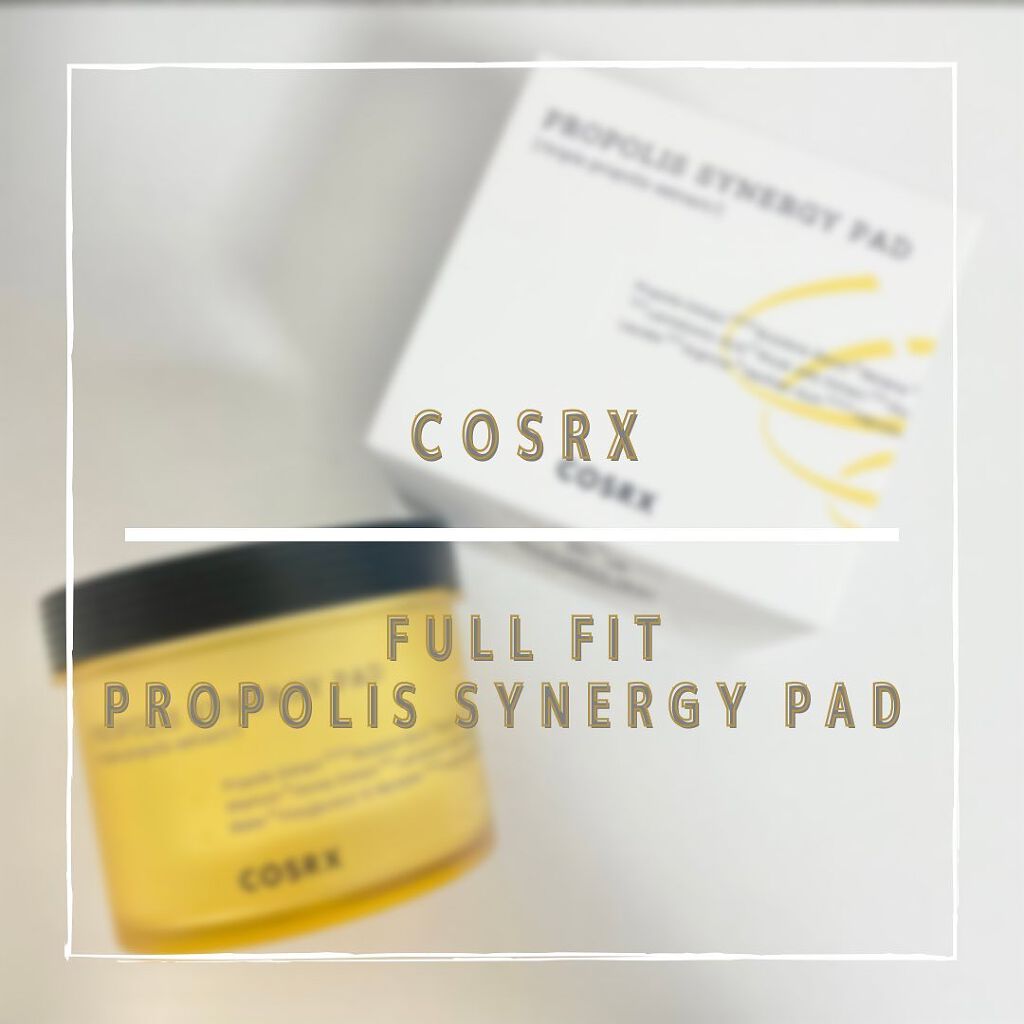 フルフィットプロポリスシナジーパッド/COSRX/トナーパッドを使ったクチコミ（1枚目）