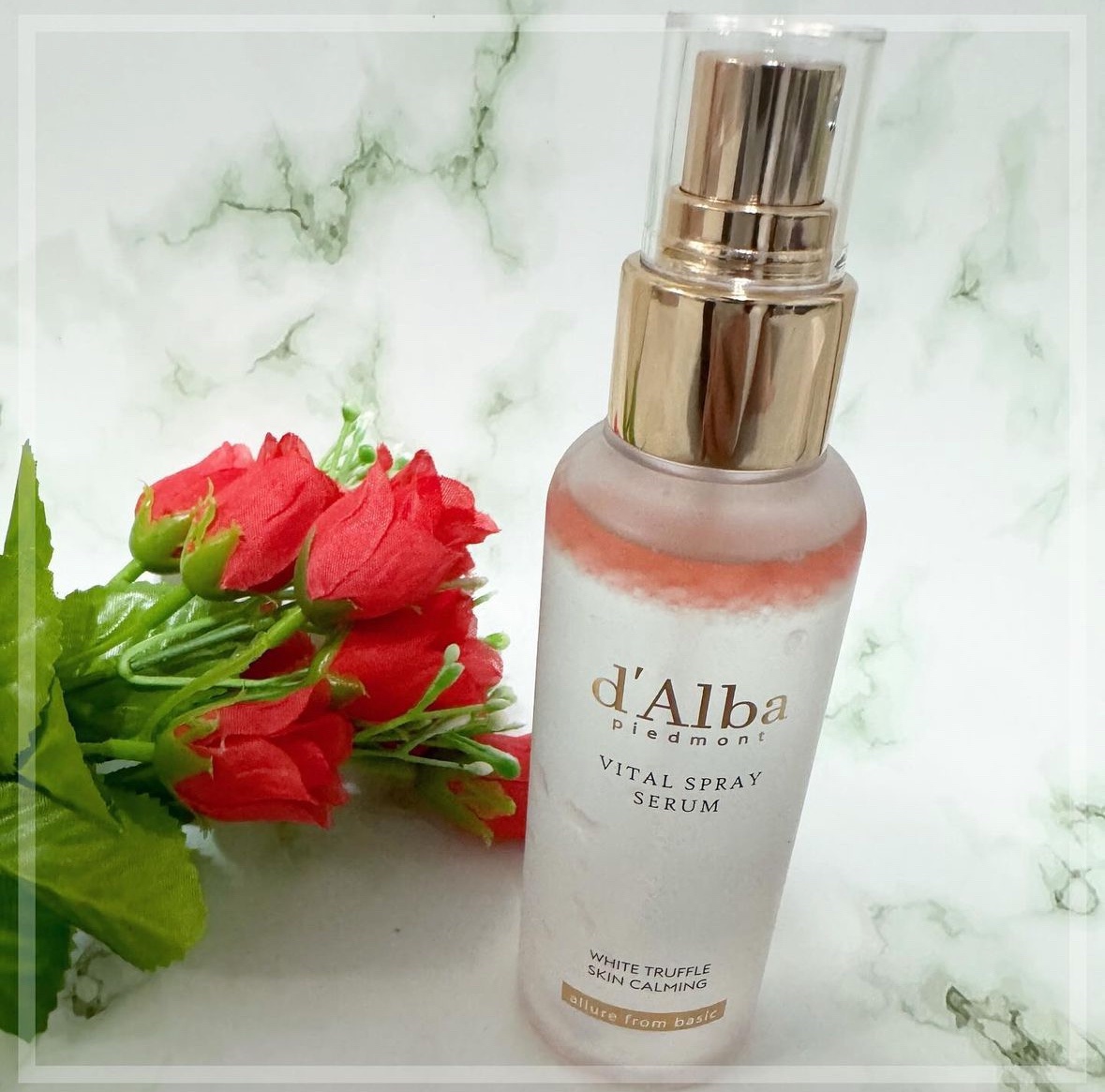 ダルバ ホワイトトリュフバイタルスプレーセラム/ダルバ/ミスト状化粧水を使ったクチコミ（1枚目）