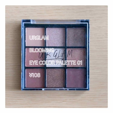 UR GLAM　BLOOMING EYE COLOR PALETTE/U R GLAM/アイシャドウパレットを使ったクチコミ（1枚目）