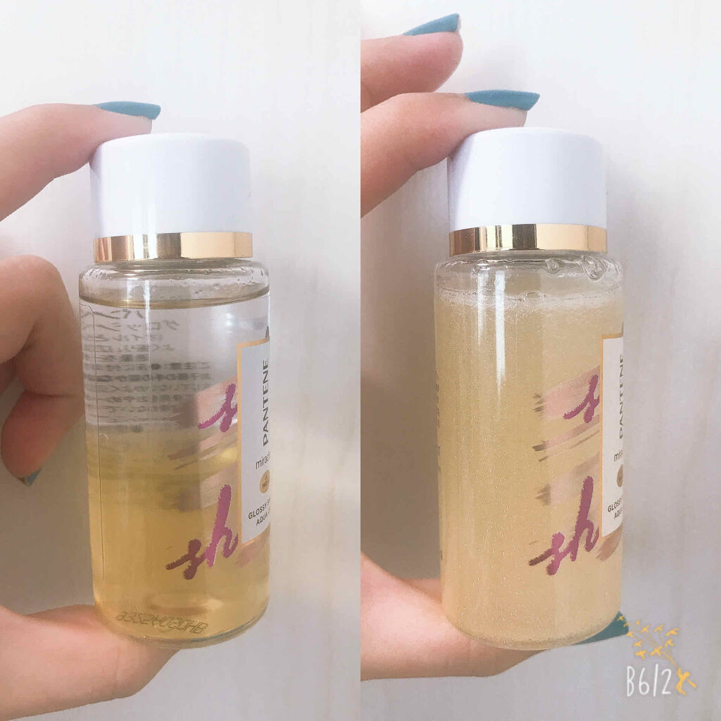 ミラクルズ グロッシー シェイク アクアオイル/パンテーン/ヘアオイルを使ったクチコミ（2枚目）