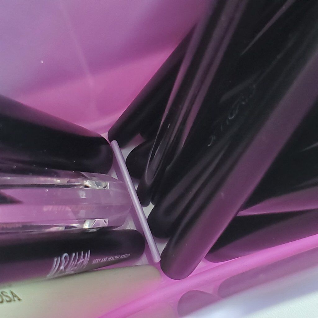 コスメツールスタンド(マイメロディ&クロミ)/セリア/その他化粧小物を使ったクチコミ（3枚目）