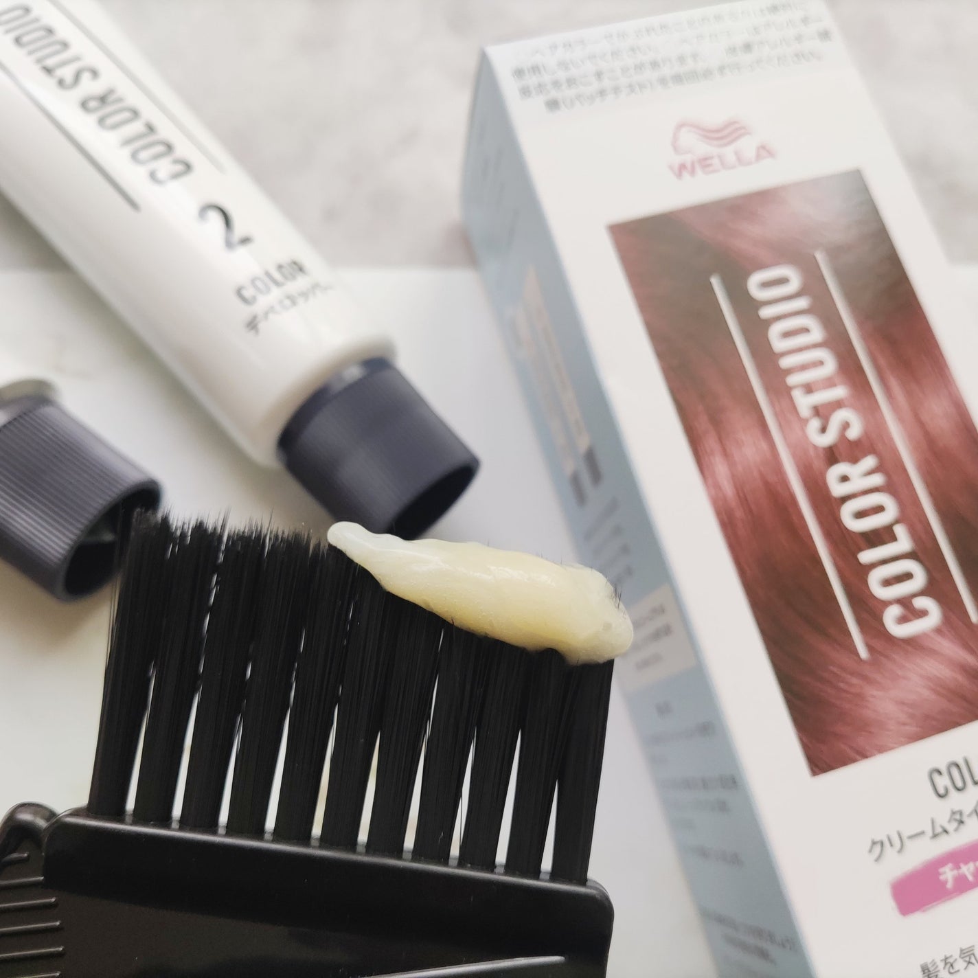 ウエラ カラースタジオ クリームタイプヘアカラー/ウエラ/ヘアカラーを使ったクチコミ(6枚目)