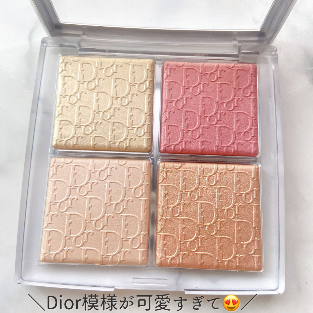 【旧】ディオール バックステージ フェイス グロウ パレット/Dior/ハイライトを使ったクチコミ（3枚目）