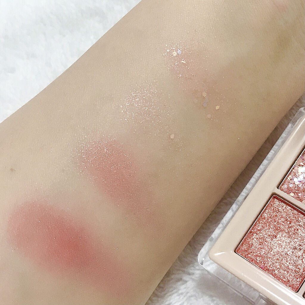 TWINKLE POP Pearl Flex Glitter Eye Palette/CLIO/アイシャドウパレットを使ったクチコミ（3枚目）