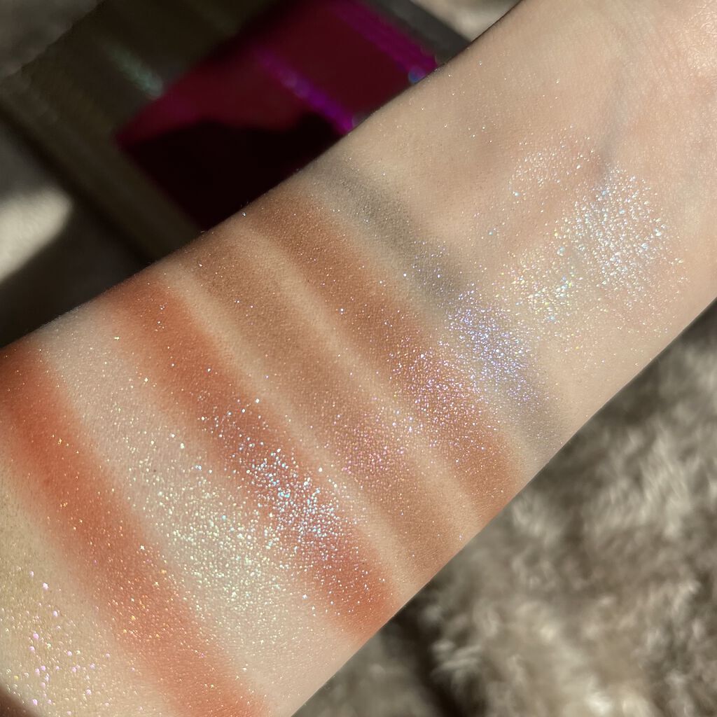 マルチグリッターカラー/ENBAN TOKYO/単色アイシャドウを使ったクチコミ（3枚目）