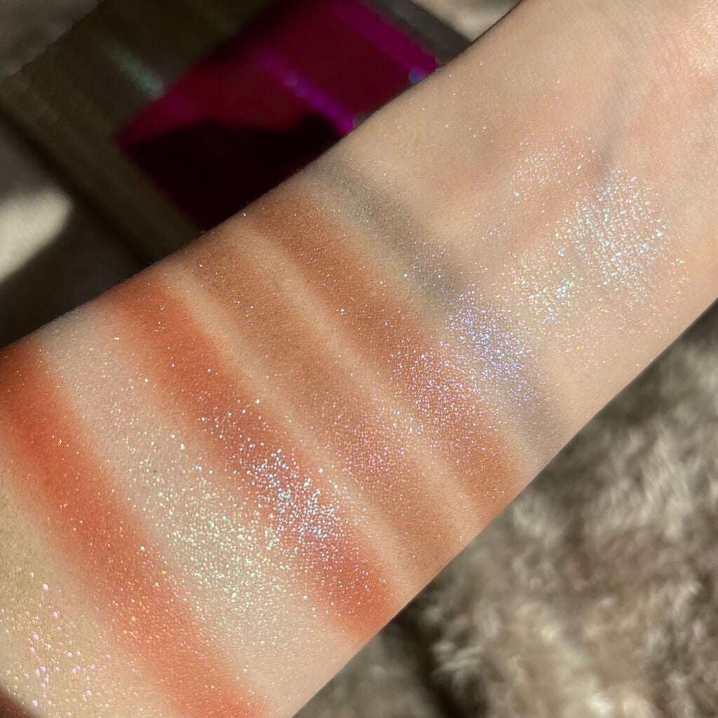 マルチグリッターカラー/ENBAN TOKYO/単色アイシャドウを使ったクチコミ(3枚目)