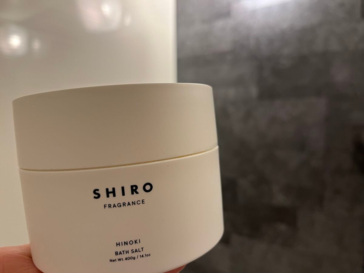 ヒノキ バスソルト/SHIRO/無機塩系入浴剤を使ったクチコミ(1枚目)