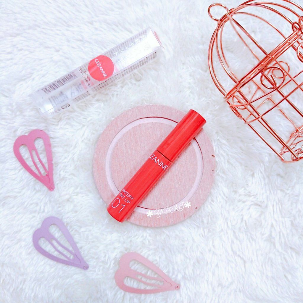 ウォータリーティントリップ/CEZANNE/リップティントを使ったクチコミ（2枚目）