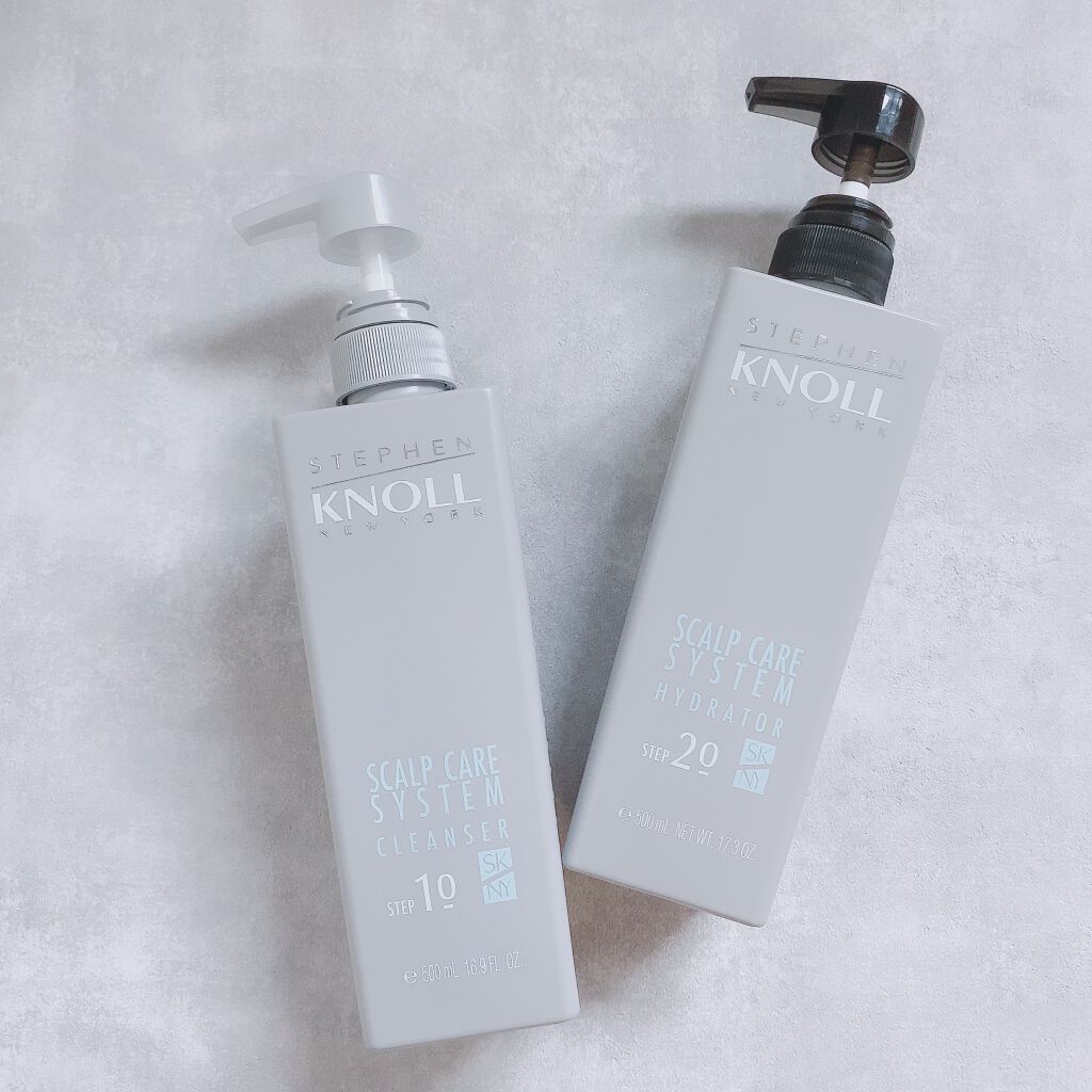 スカルプケアシステム クレンザー/ハイドレーター/スティーブンノル ニューヨーク/市販シャンプーを使ったクチコミ（1枚目）
