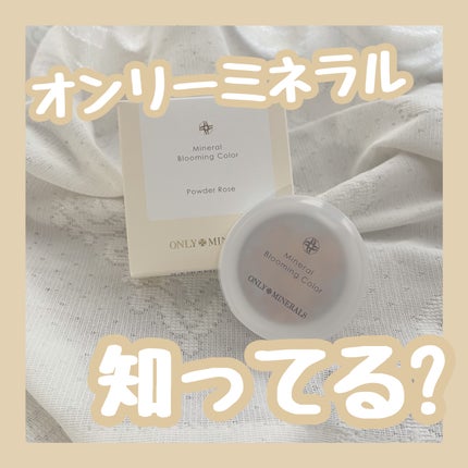 ミネラルブルーミングカラー/ONLY MINERALS/プレストパウダーを使ったクチコミ(1枚目)