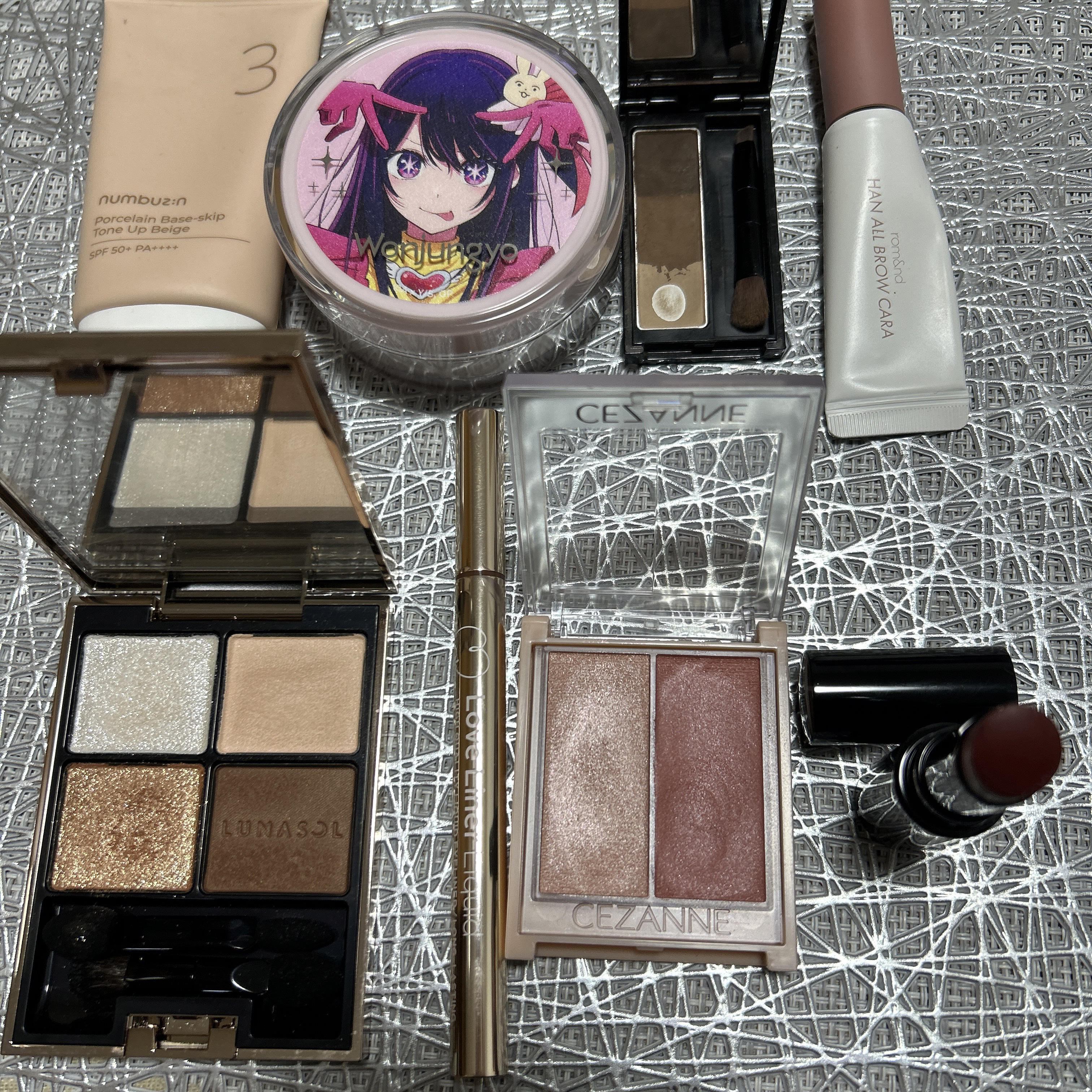 フェイスグロウカラー/CEZANNE/クリームハイライトを使ったクチコミ（2枚目）