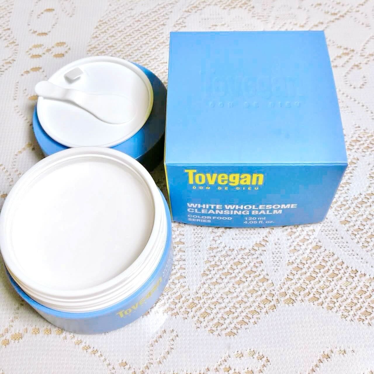 カラーフードシリーズホワイトホールサムクレンジングバーム/Tovegan/クレンジングバームを使ったクチコミ(3枚目)