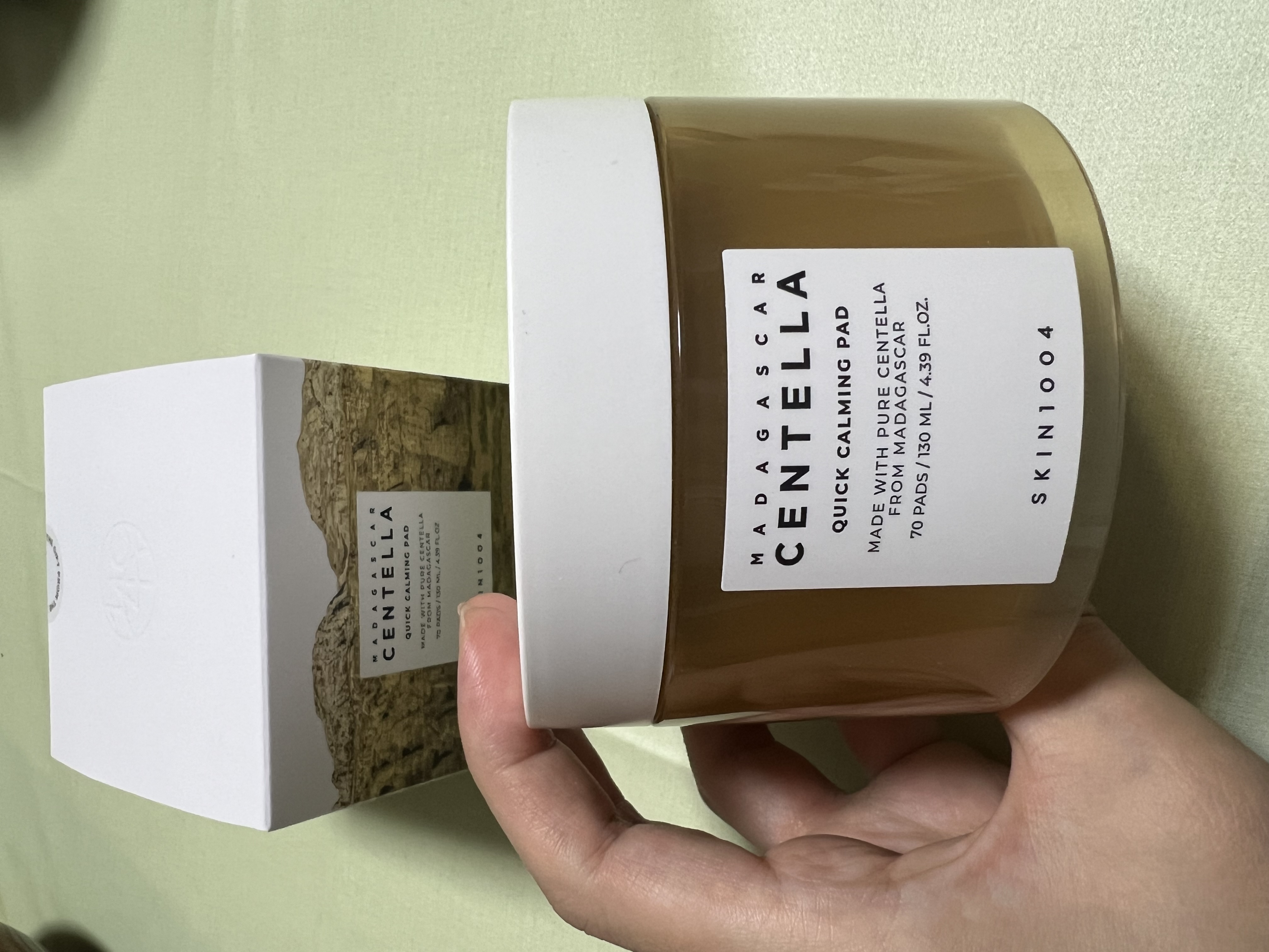 センテラ クイックカーミングパッド/SKIN1004/トナーパッドを使ったクチコミ（1枚目）