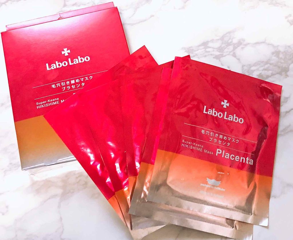 スーパー毛穴引き締めマスク プラセンタ/ラボラボ/シートマスク・パックを使ったクチコミ（1枚目）