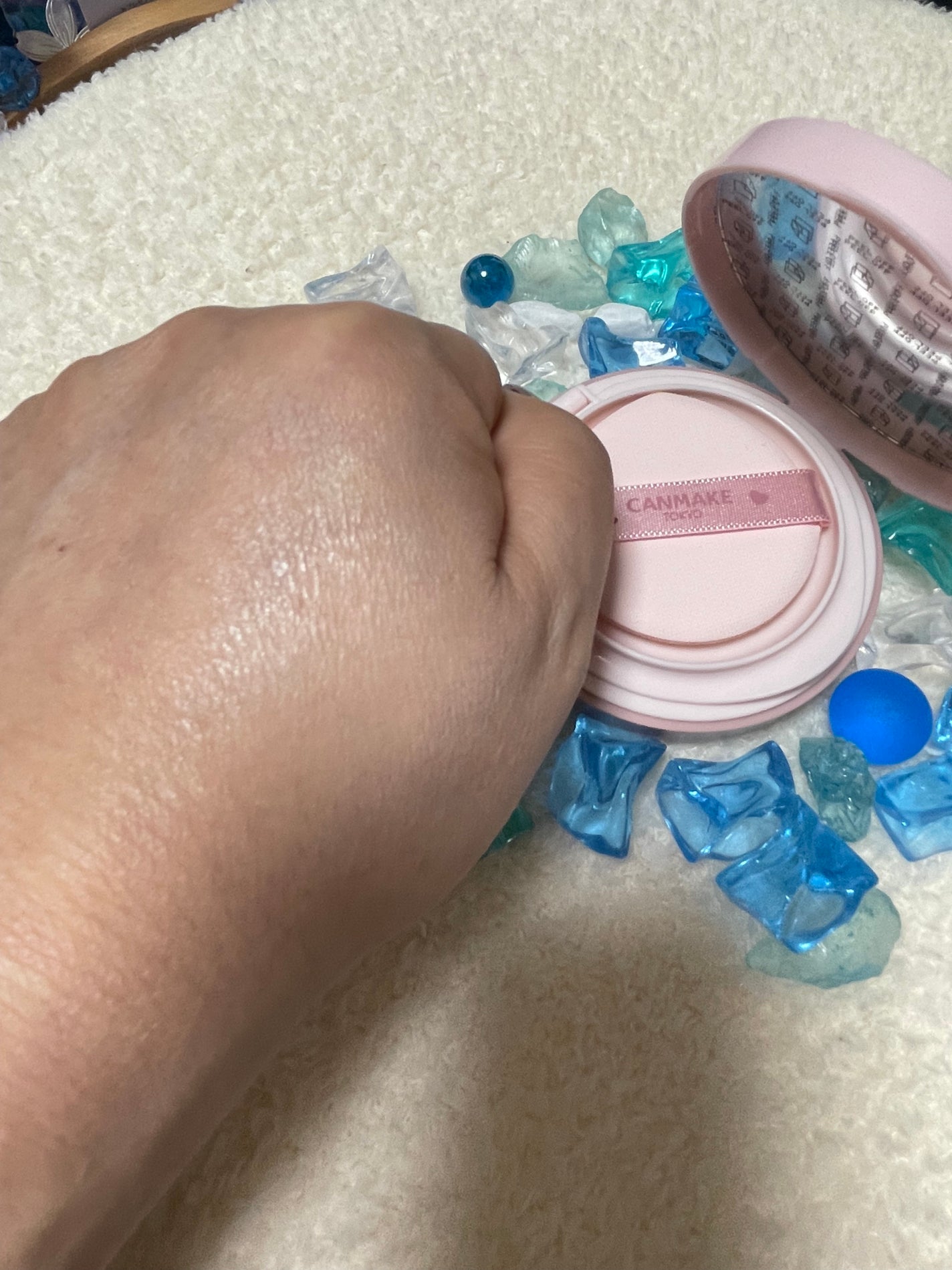フィットグロウクッション/キャンメイク/クッションファンデーションを使ったクチコミ(7枚目)