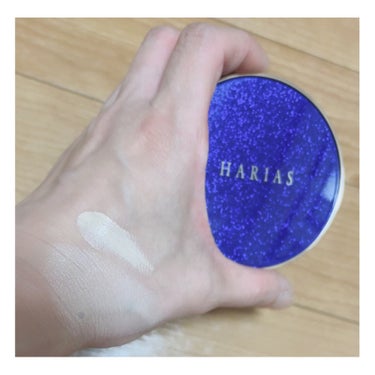 HARIAS クッションファンデ ハリアスのクチコミ「HARIAS薬用シワ改善クッションコンパクトです😌🌸


ずっと使ってみたくて…今更ながらやっ.....」（3枚目）