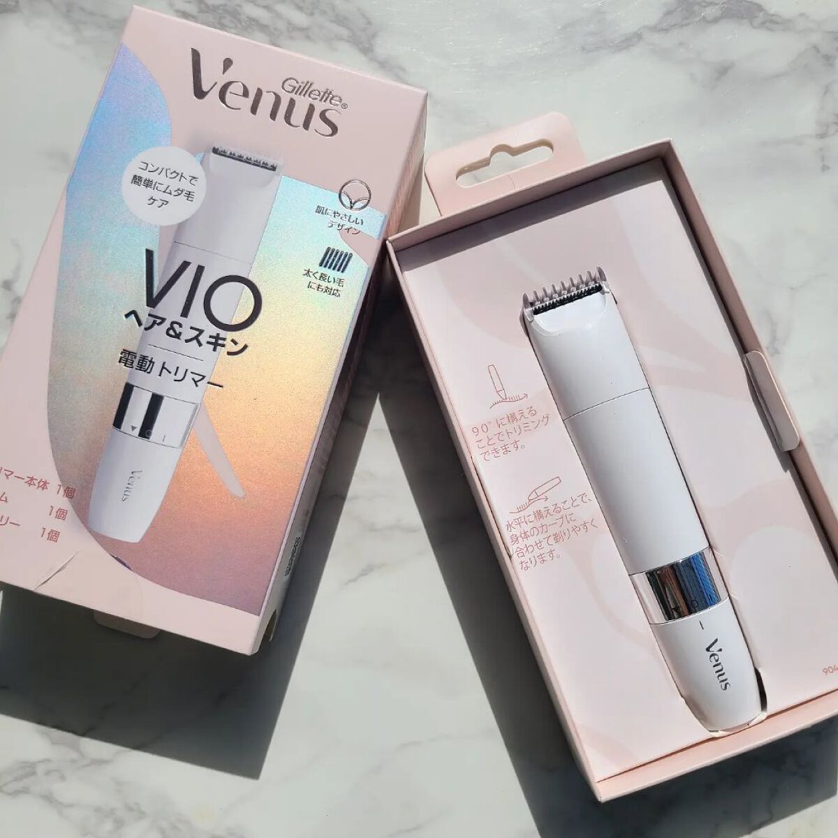 ヴィーナス VIO ヘア&スキン 電動トリマー/Gillette Venus/シェーバーを使ったクチコミ（2枚目）