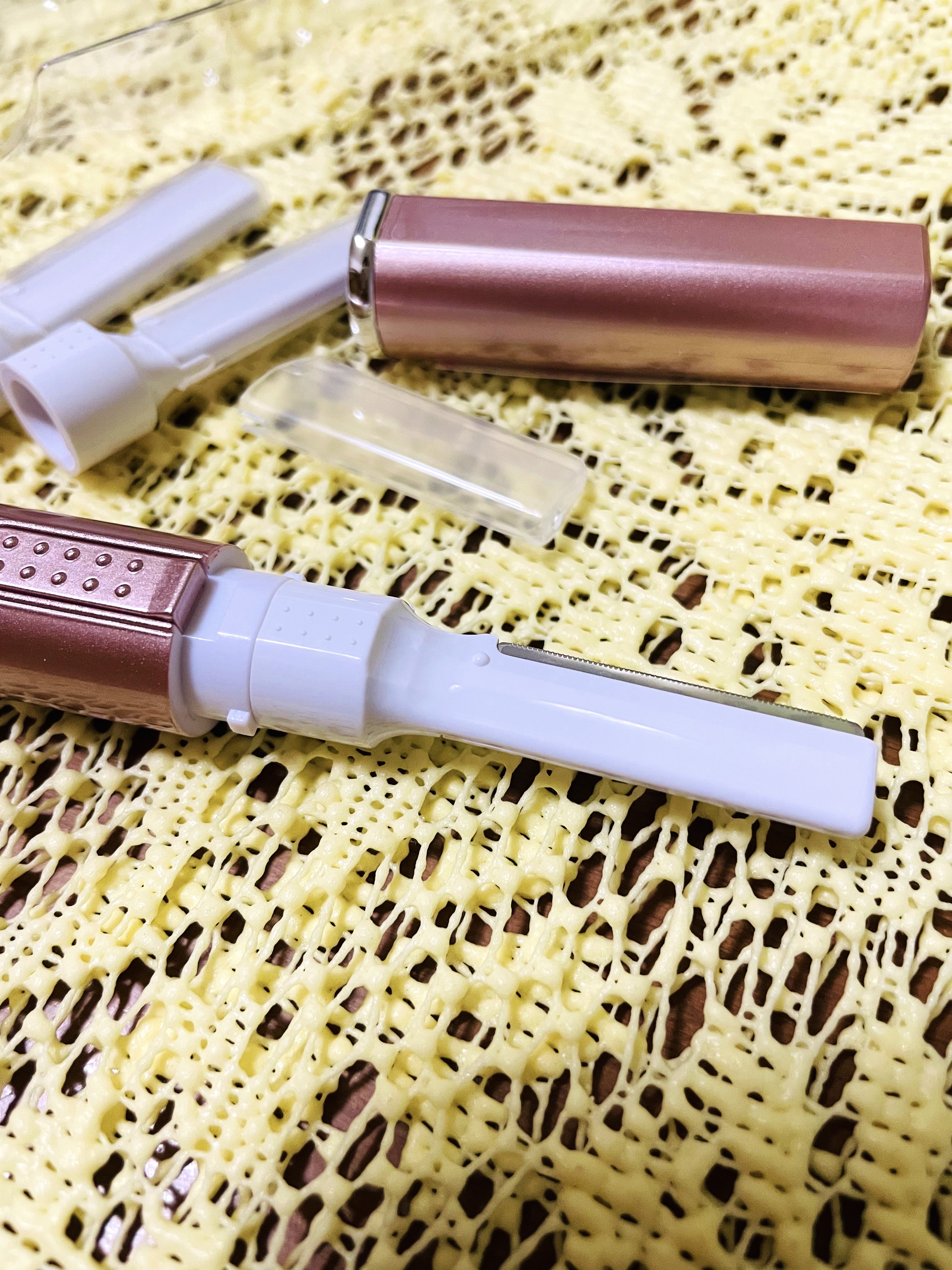 bi-hada ompa L ホルダー替刃2個付 通常デザイン/貝印/シェーバーを使ったクチコミ（2枚目）