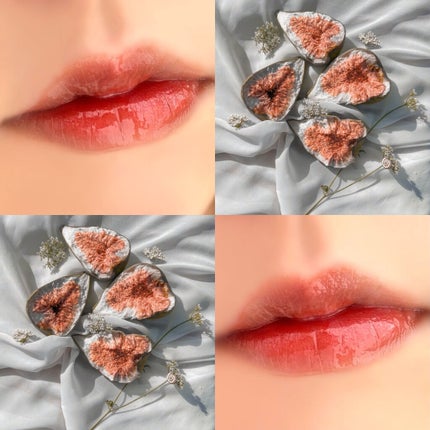 グラスティングウォーターティント 韓服エディション/rom&nd/リップティントを使ったクチコミ(4枚目)