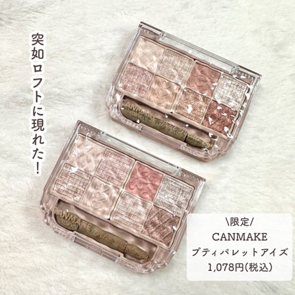 プティパレットアイズ/キャンメイク/パウダーアイシャドウを使ったクチコミ(2枚目)
