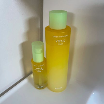 グリーンタンジェリン ビタC ダークスポットケアセラム/goodal/美容液を使ったクチコミ(1枚目)