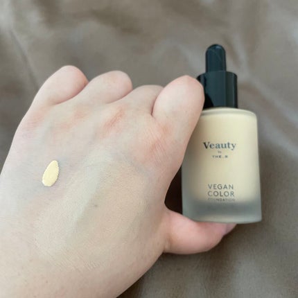 ヴィーガン カラーファンデーション/Veauty by THE_B/リキッドファンデーションを使ったクチコミ(2枚目)