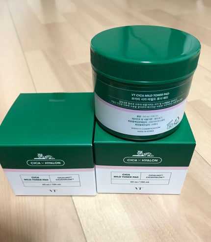 CICA マイルドトナーパッド/VT/トナーパッドを使ったクチコミ(1枚目)