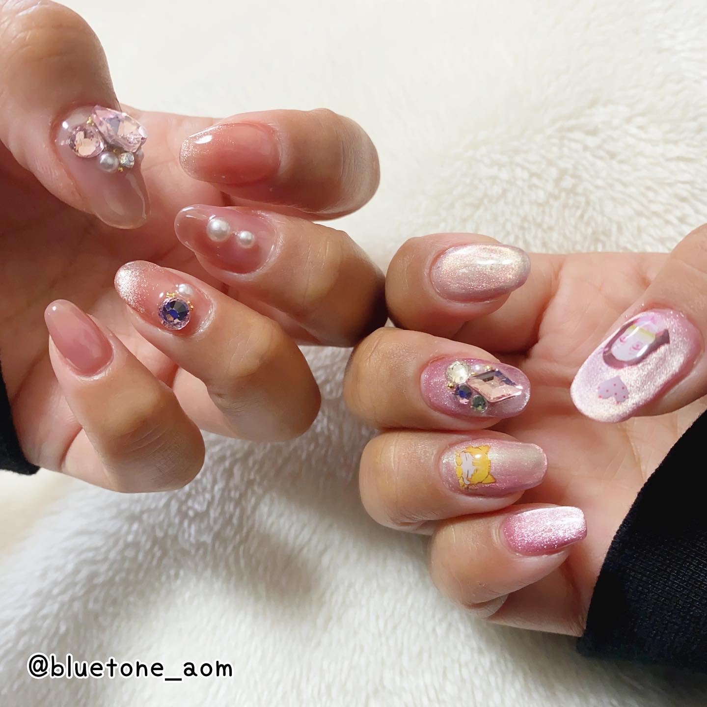 セルフカラージェル ちゅるんと 13/ネイル工房/ジェルネイルを使ったクチコミ（1枚目）