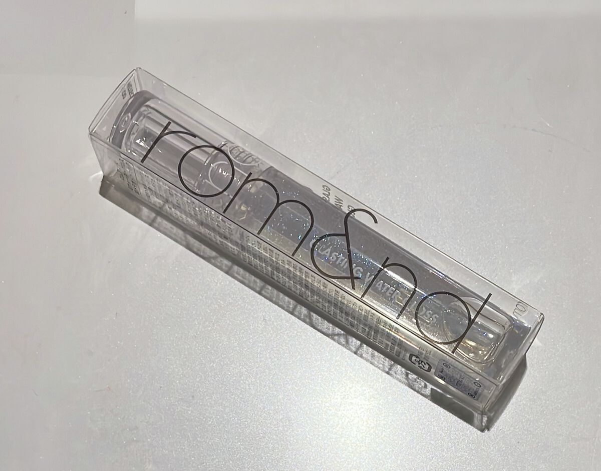 グラスティングウォーターグロス/rom&nd/リップグロスを使ったクチコミ(2枚目)