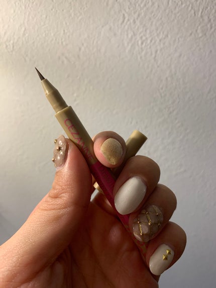 描くふたえアイライナー/CEZANNE/リキッドアイライナーを使ったクチコミ(2枚目)