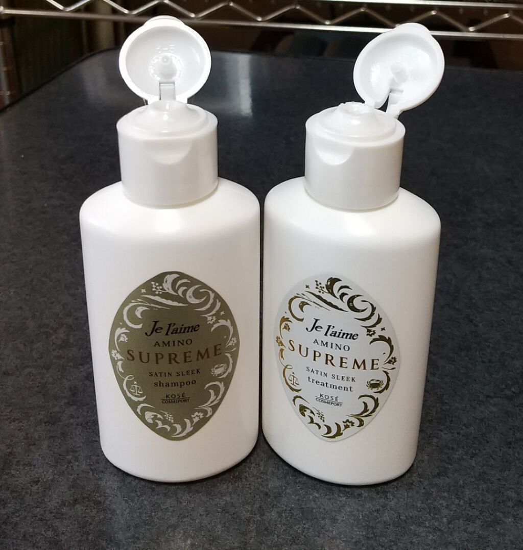 アミノ シュープリーム シャンプー／トリートメント(サテンスリーク)/Je l'aime/市販シャンプーを使ったクチコミ（3枚目）
