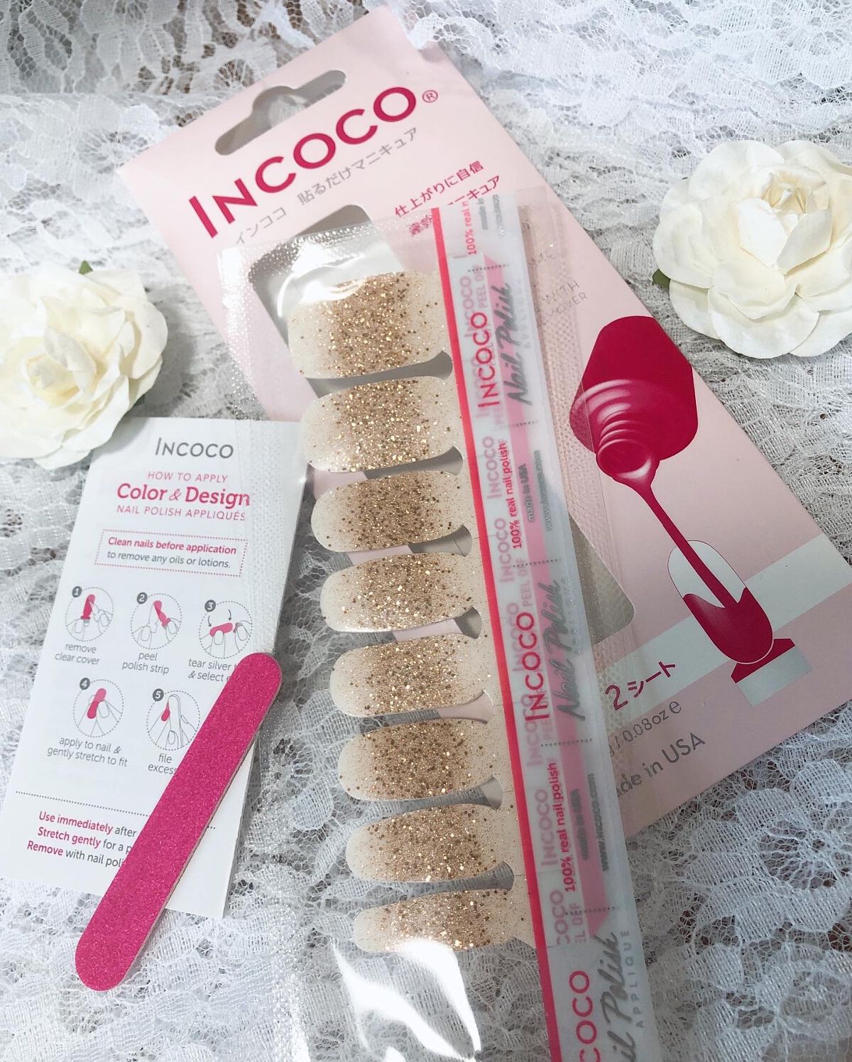 INCOCO インココ マニキュアシート/インココ/ネイルシールを使ったクチコミ(2枚目)