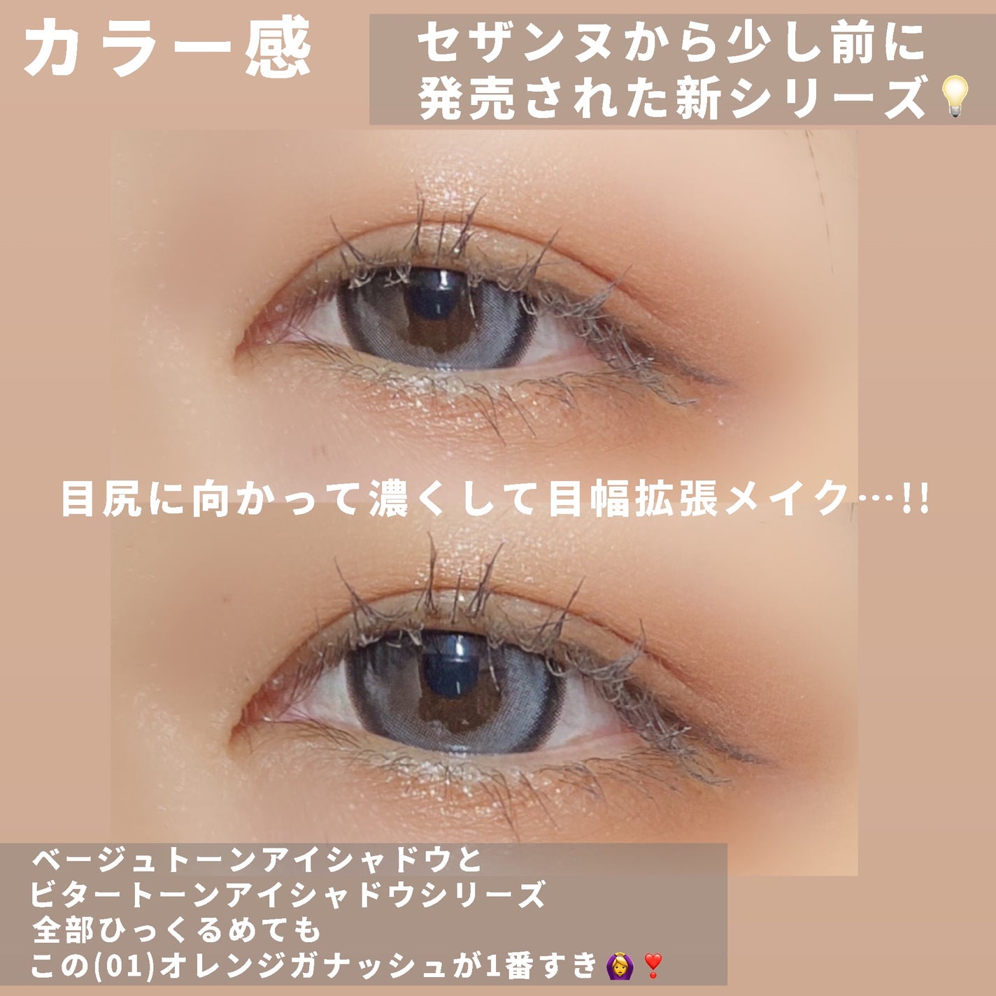 ビタートーンアイシャドウ/CEZANNE/パウダーアイシャドウを使ったクチコミ(4枚目)