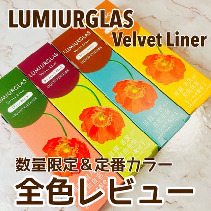 ベルベットライナー/LUMIURGLAS/リキッドアイライナーを使ったクチコミ(1枚目)