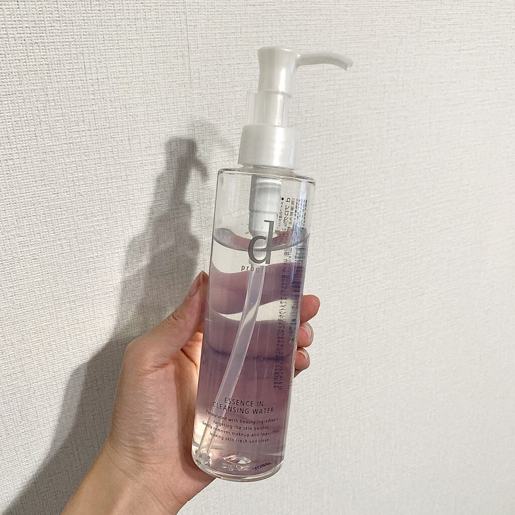 エッセンスイン クレンジングウォーター/d プログラム/クレンジングウォーターを使ったクチコミ（1枚目）