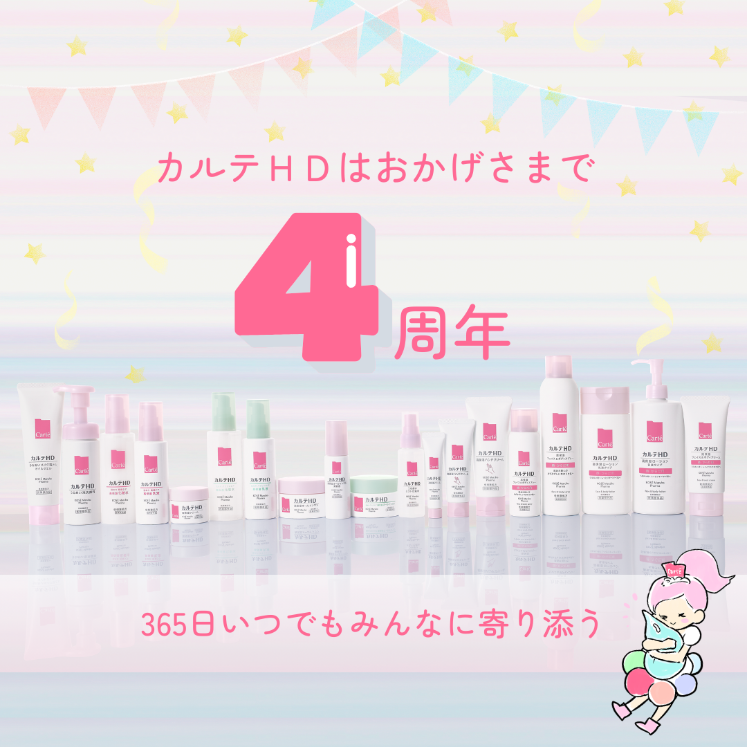 カルテHD公式アカウント on LIPS 「˗ˏˋ🎊おかげさまで4周年🎊ˎˊ˗・・・・・・・・・・・・・・..」(1枚目)