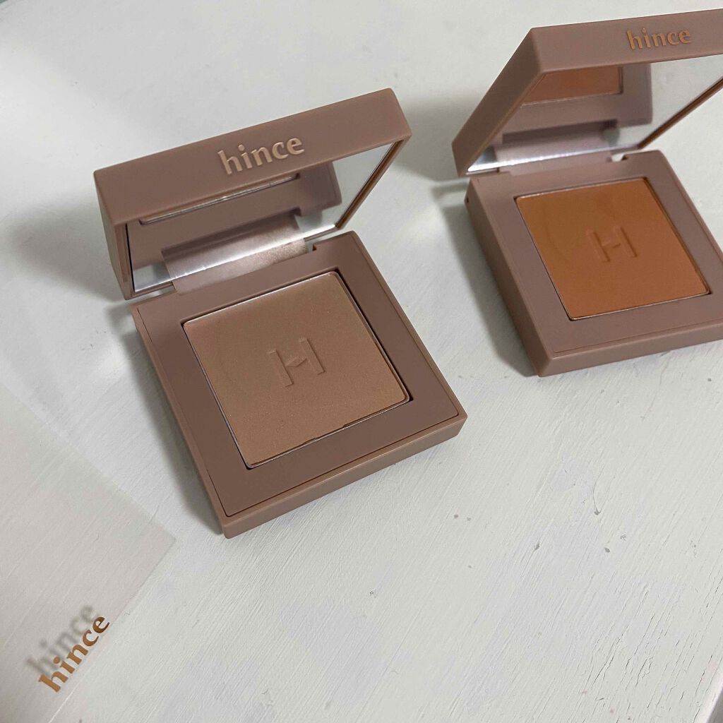 ニューデップスアイシャドウ ST002 オネスティ/hince/単色アイシャドウを使ったクチコミ（1枚目）