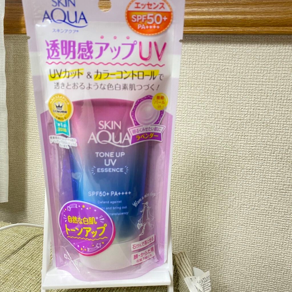 スキンアクア トーンアップUVエッセンス/スキンアクア/日焼け止めクリームを使ったクチコミ(1枚目)