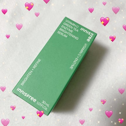 ビタC グリーンティーエンザイム ブライト セラム/innisfree/美容液を使ったクチコミ(4枚目)