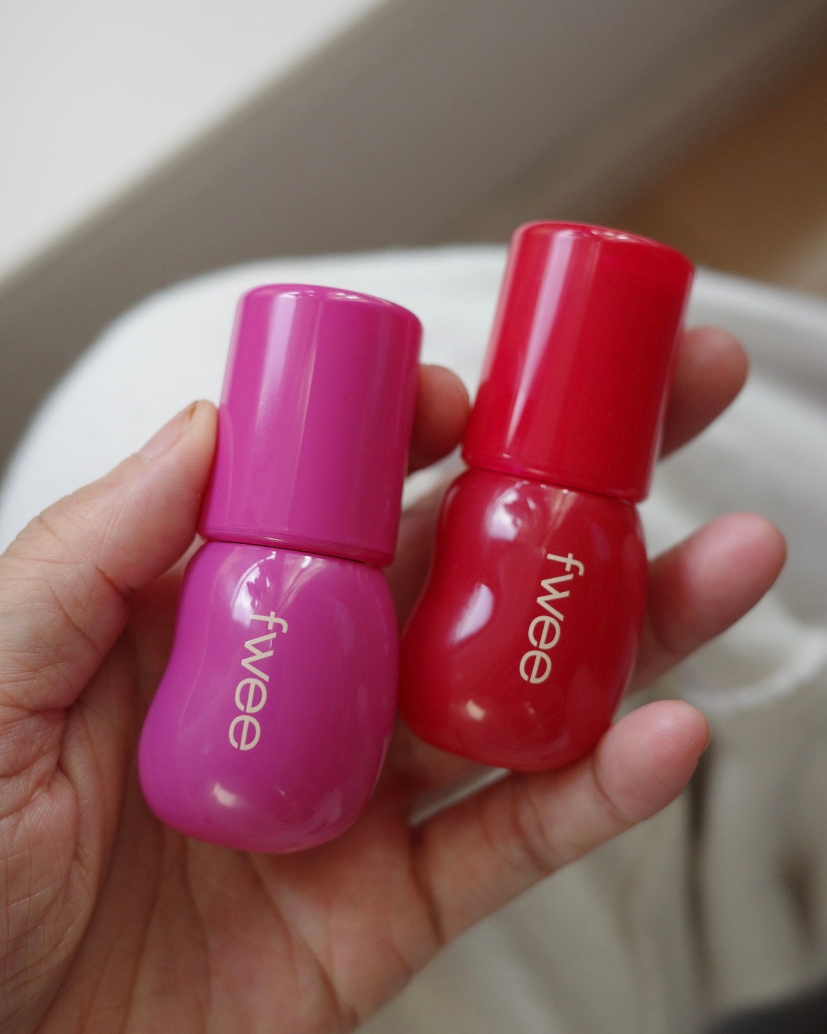 フィー 3Dボリューミンググロス/fwee/リップグロスを使ったクチコミ(1枚目)