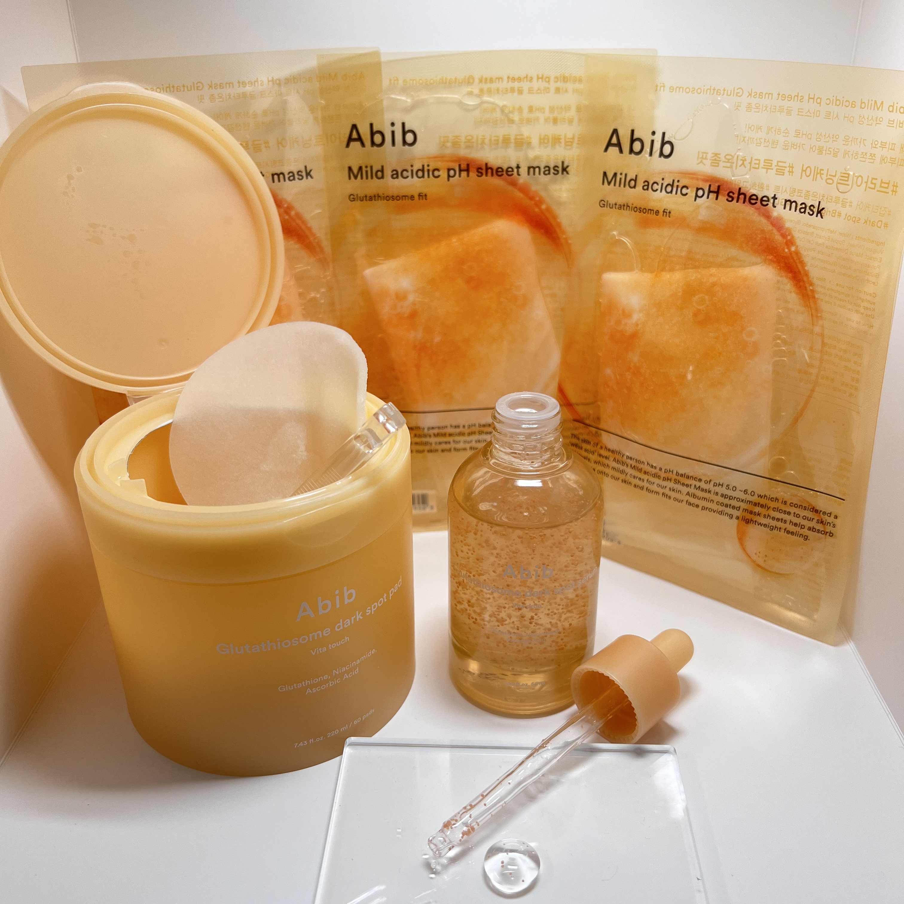 グルタチオンソームダークスポットセラムビタドロップ/Abib /美容液を使ったクチコミ（2枚目）