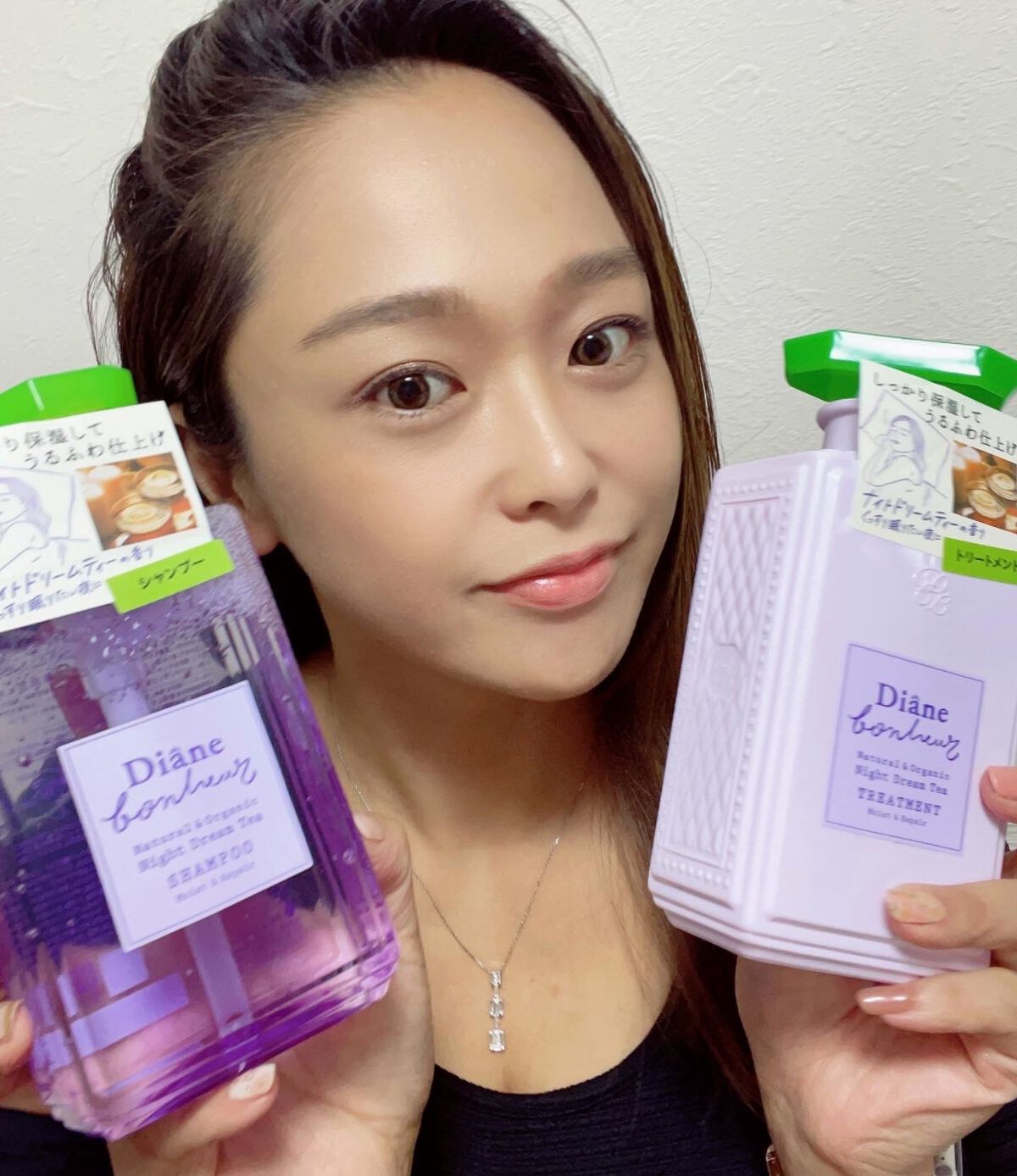 ダイアンボヌール モイスト＆リペア シャンプー/トリートメント ナイトドリームティーの香り/ダイアン/市販シャンプーを使ったクチコミ（2枚目）