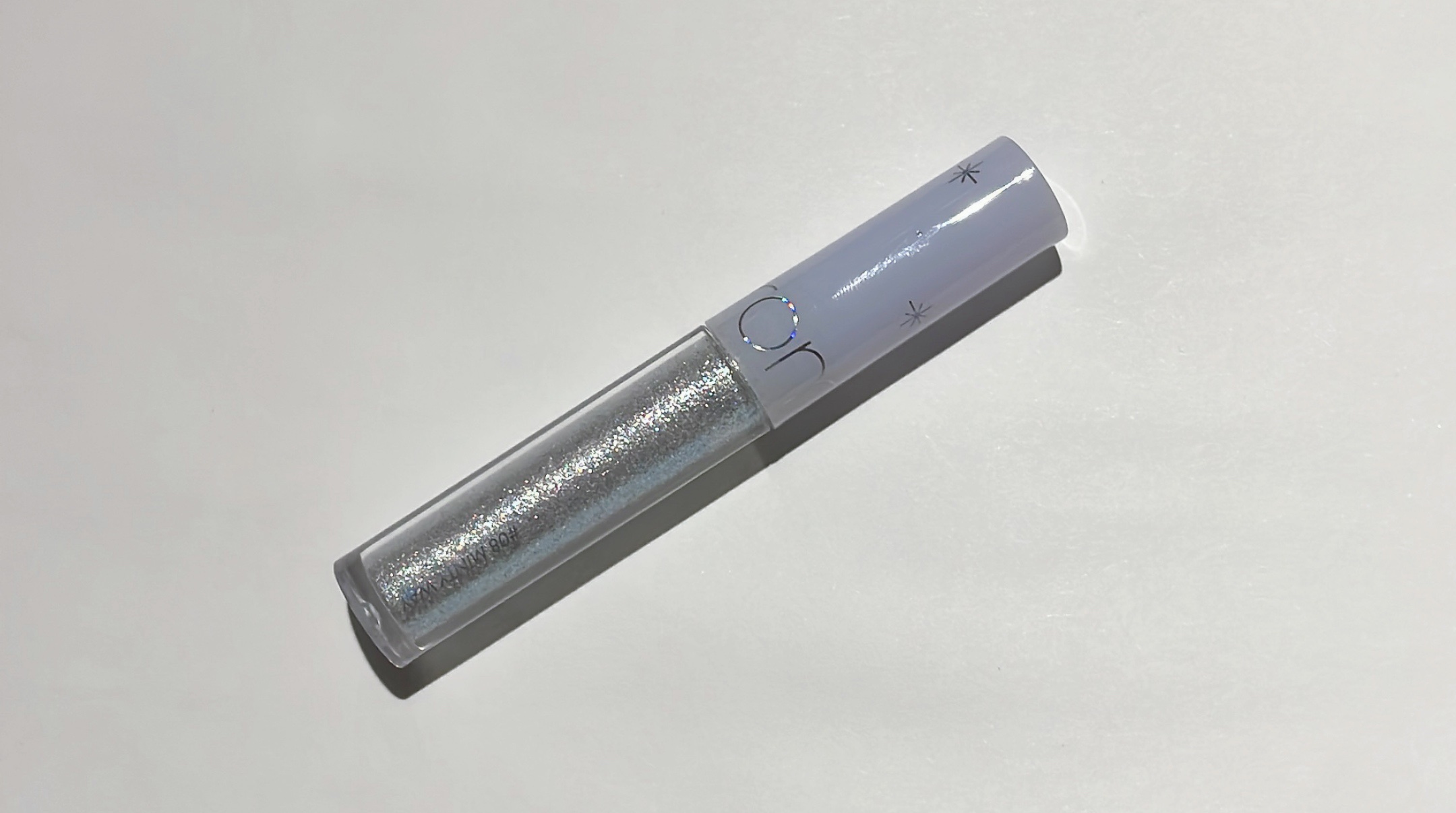 リキッド グリッター シャドウ 08 ミンティウェイ(MINTY WAY)/rom&nd/グリッターを使ったクチコミ（2枚目）