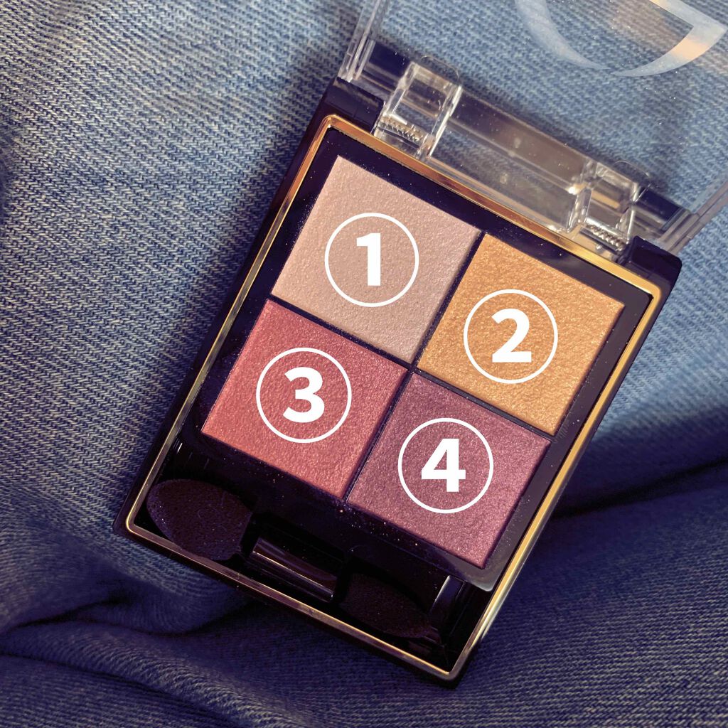 リアルクローズシャドウ/excel/アイシャドウパレットを使ったクチコミ（2枚目）